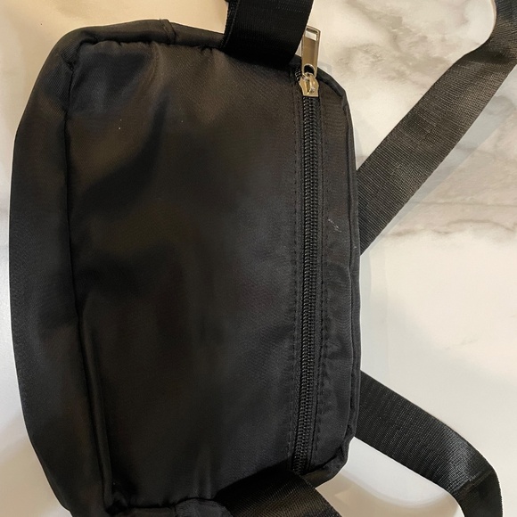 Black Belt Bag with Turtle Print - Picture 2 of 5